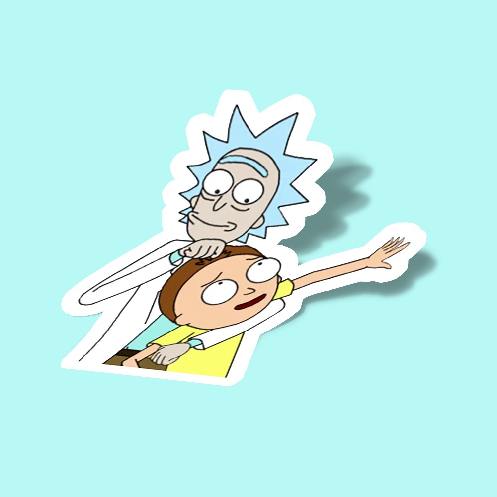 استیکر proud of you morty boy 1