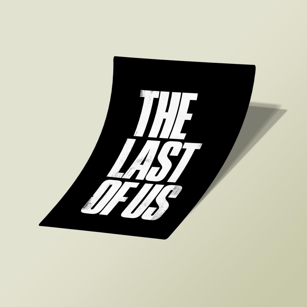 استیکر last of us poster