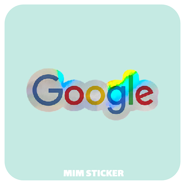 استیکر متالایز لوگو GOOGLE