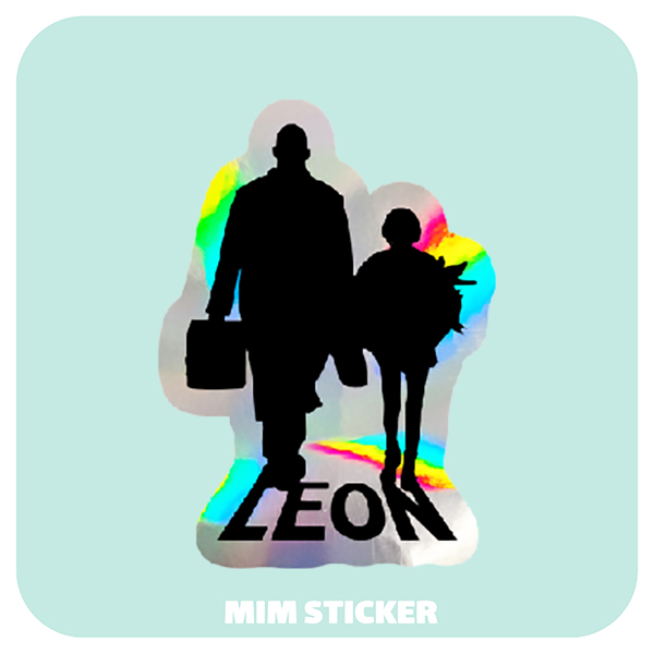 استیکر متالایز Leon