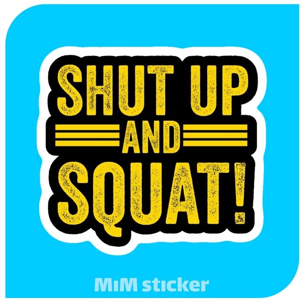 استیکر Shut up
