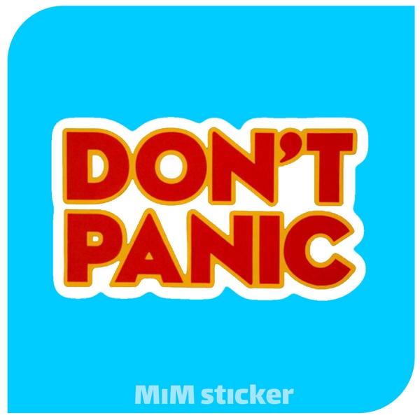 استیکر Don't panic