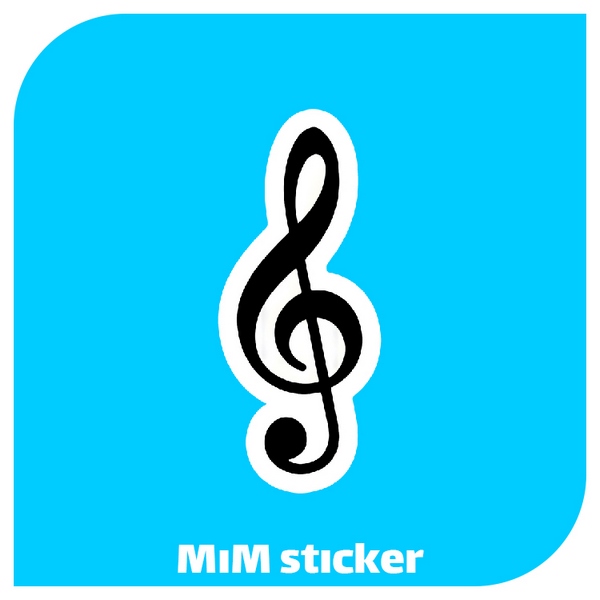 استیکر musical note