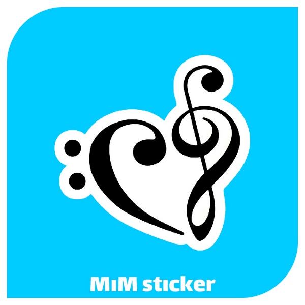 استیکر Musical note