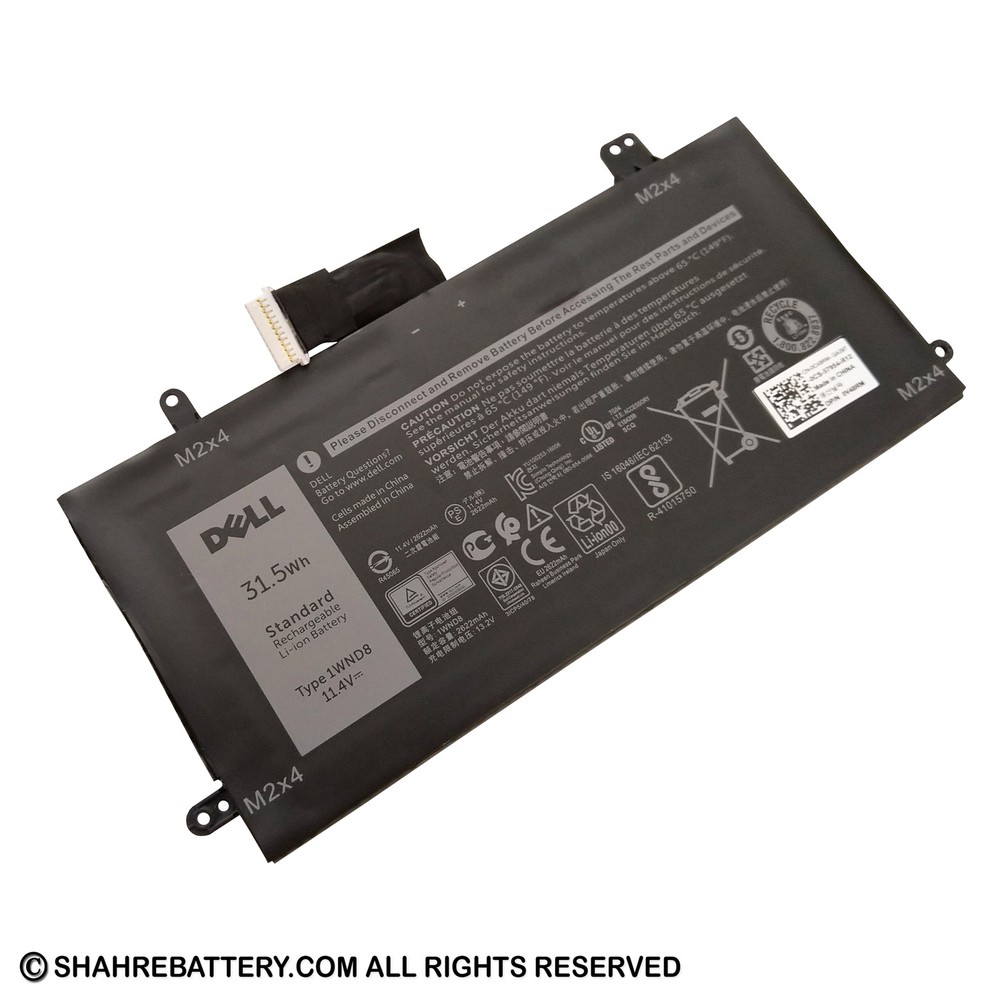 باتری اورجینال لپ تاپ دل Dell Latitude 5285 5290 1WND8