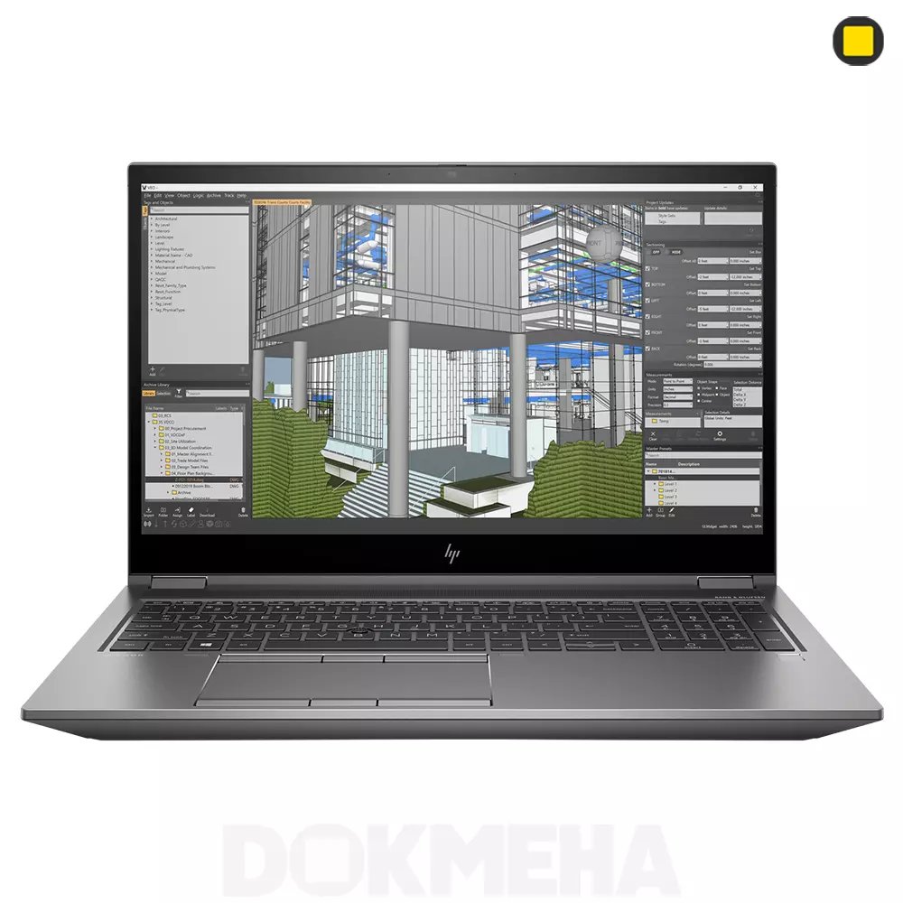 لپ ‌تاپ ورک استیشن 15.6 اینچی HP ZBook Fury 15 G8