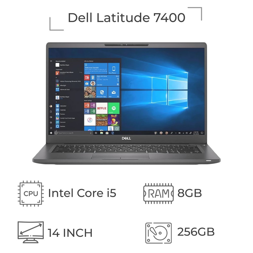 لپتاپ استوک Dell Latitude 7400