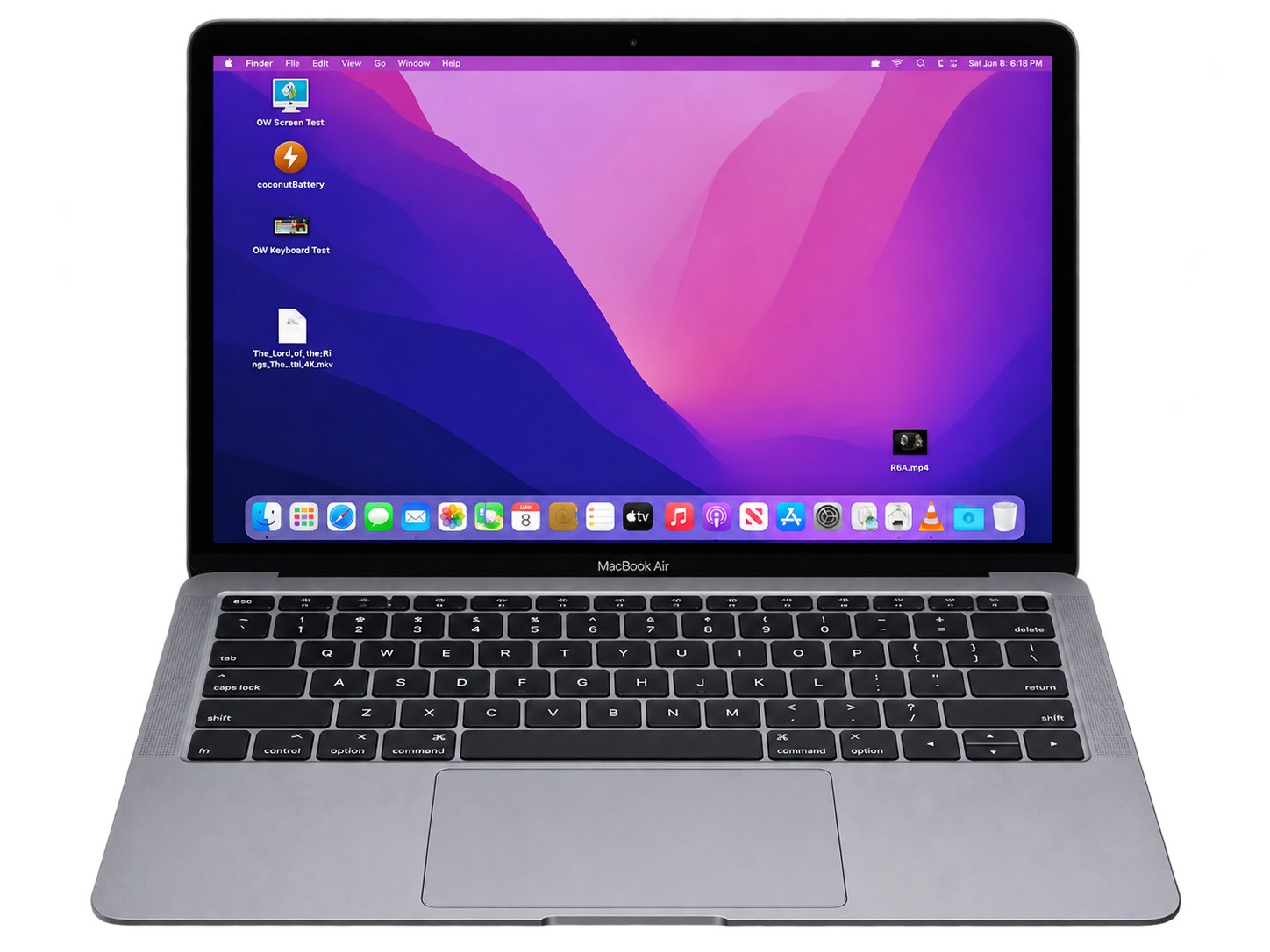 لپتاپ 13 اینچ اپل MacBook air 2018 استوک