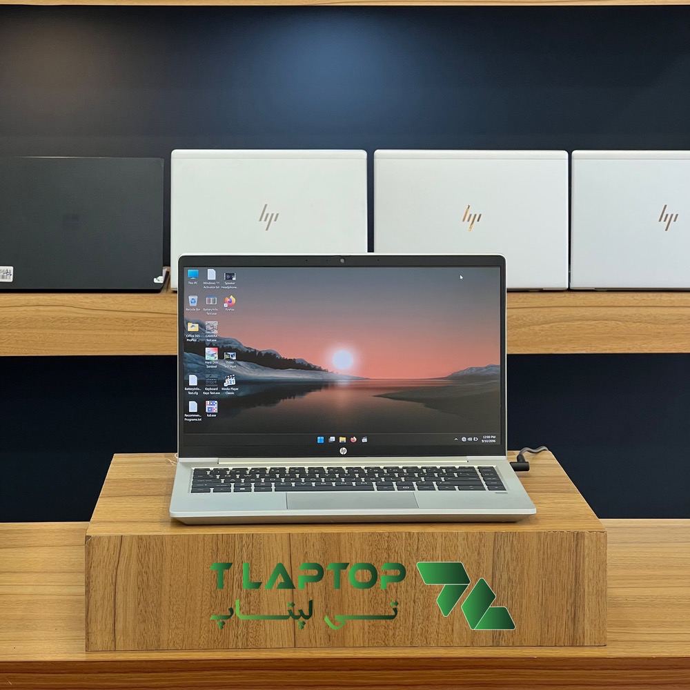 لپتاپ اچ پی پروبوک 445 جی9 laptop hp probook 445g9 cpu rayzen5-5625U ram 16GB ssd 256GB gpu intel