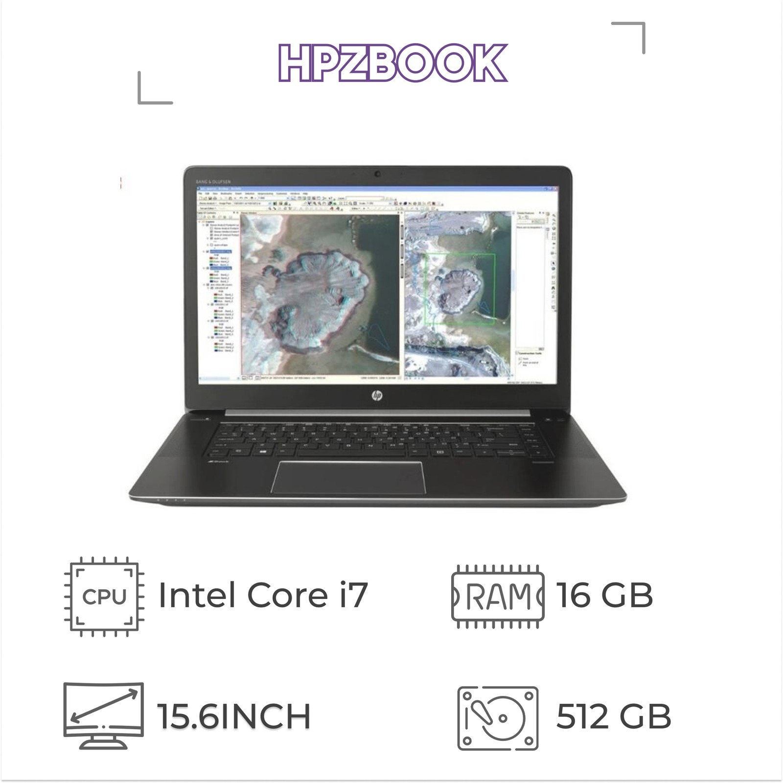 لپ تاپ استوک HP ZBook 15 G3 پردازنده i7 نسل 6