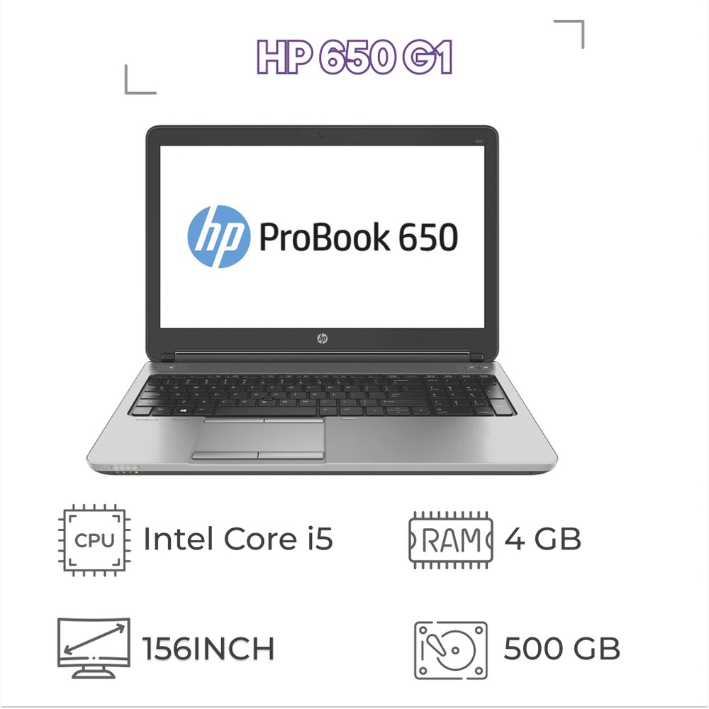 لپ تاپ استوک HP 650 G1 پردازنده i5 نسل 4