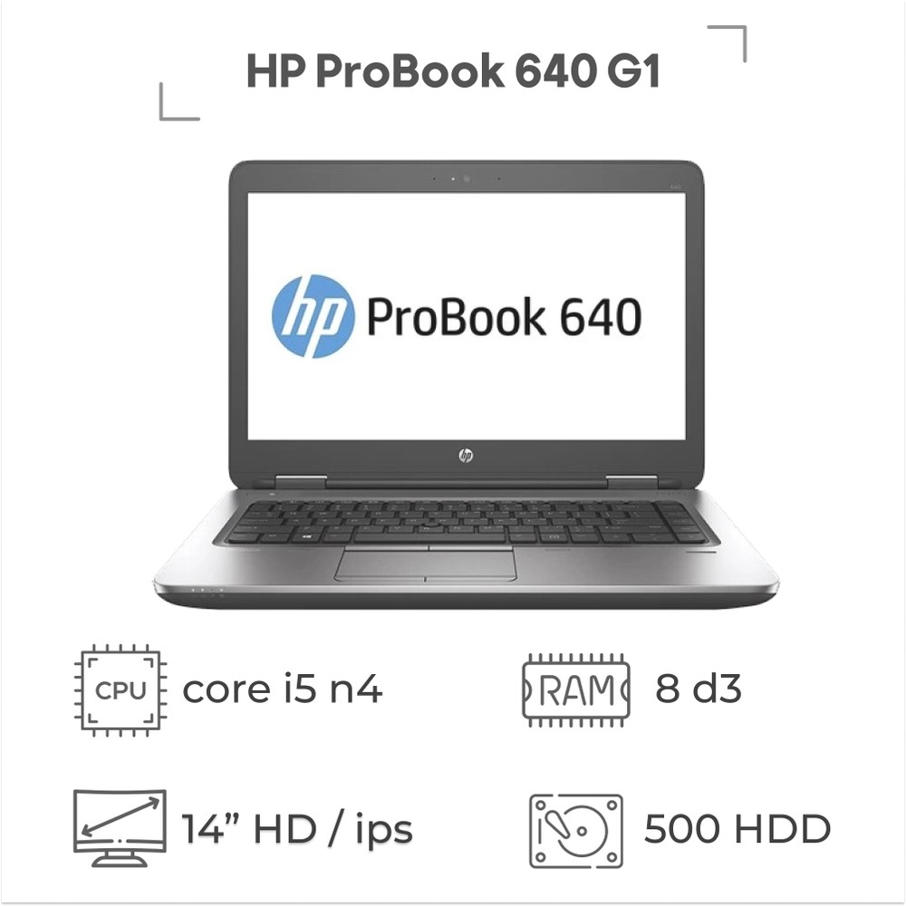 لپ تاپ استوک HP ProBook 640 G1 پردازنده i5 نسل 4