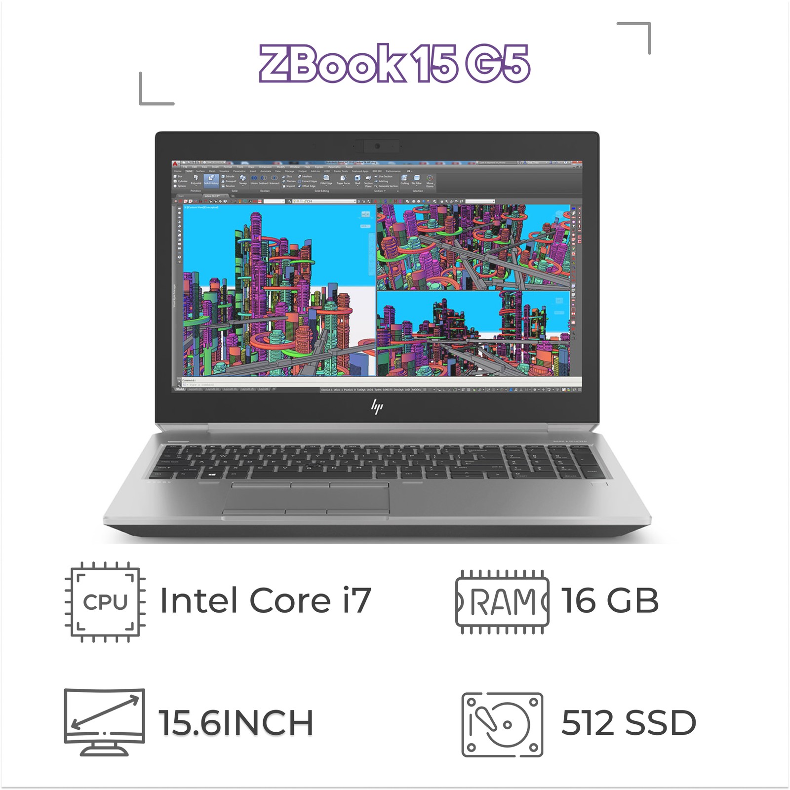 لپ تاپ استوک ZBook 15 G5 Mobile Workstation