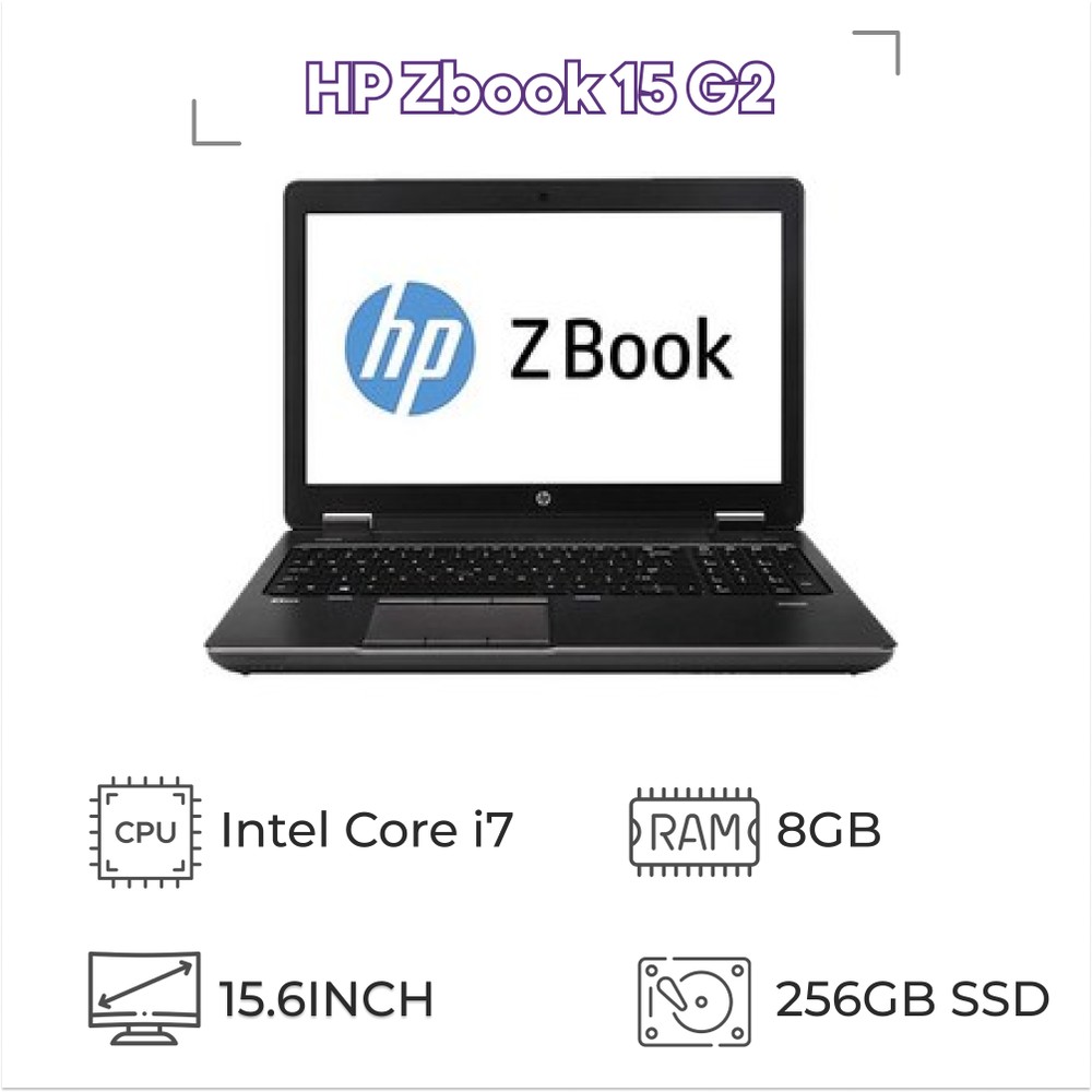 لپ تاپ استوک HP Zbook 15 G2 پردازنده i7 نسل 4