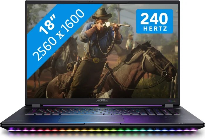لپ تاپ 18 اینچی گیمینگ گیگابایت مدل AORUS MASTER 18 Ultra 9 275HX 64G 2TB SSD 24G RTX 5090