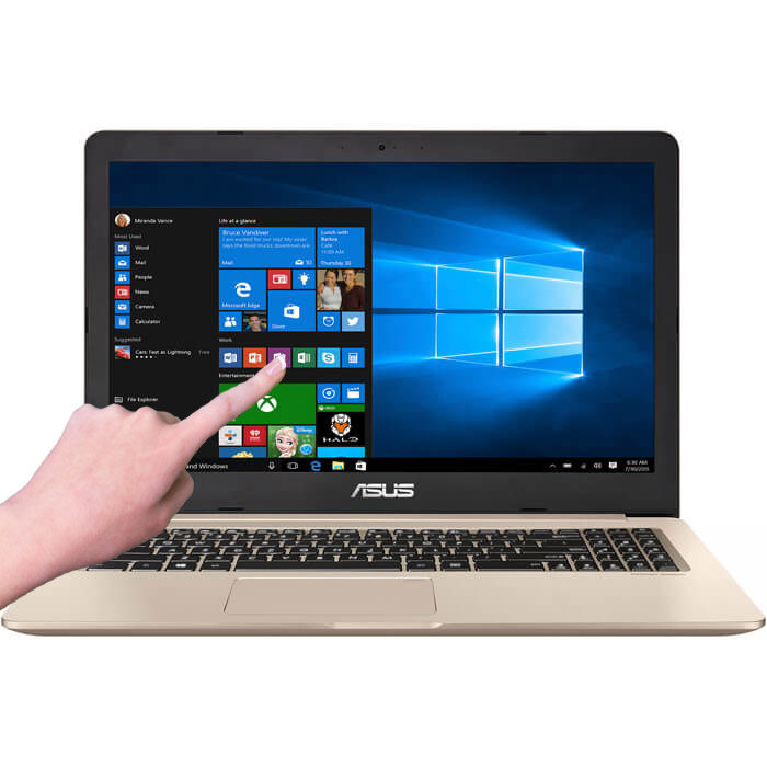 لپ تاپ ایسوس Vivobook core i7 7700HQ 16GB 256GB ssd 4GB GTX1050
