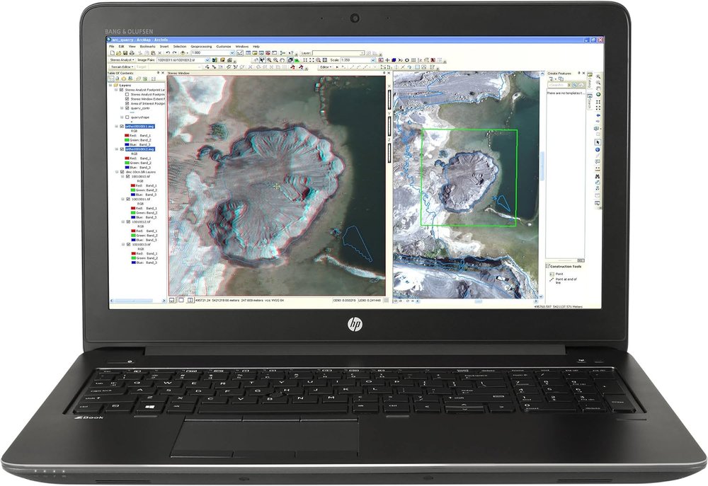 لپ تاپ اچ پی استوک hp zbook 15 G3 I7-6700HQ 16GB 256gb ssd 2gb m1000m touch