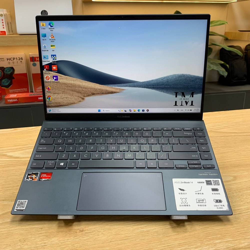 لپ تاپ ایسوس مدل Asus Zenbook 14 ux425Ia Amd ryzen 7 4700u 16GB 512SSD