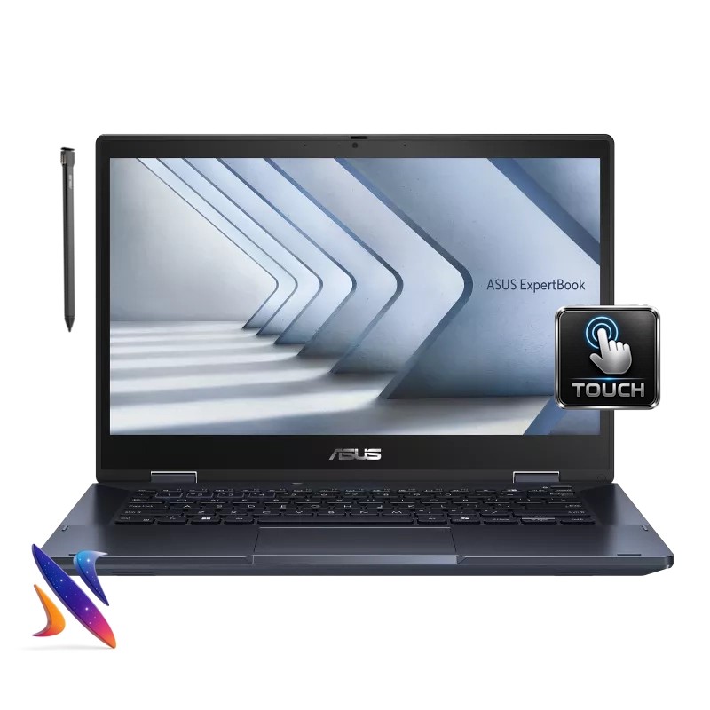 لپ تاپ 14 اینچی لمسی ایسوس ASUS ExpertBook B3402FVA Core7-150U 8GB 1TB Intel-R Graphics IPS Touch Pen + Bag & Mouse