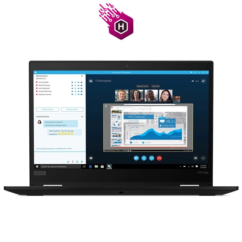 لپ تاپ “13.3 لنوو Lenovo Thinkpad X13 yoga Gen3 | i7-13650HX | 16GB | 512 GB | intel iris xe | Touch+Pen