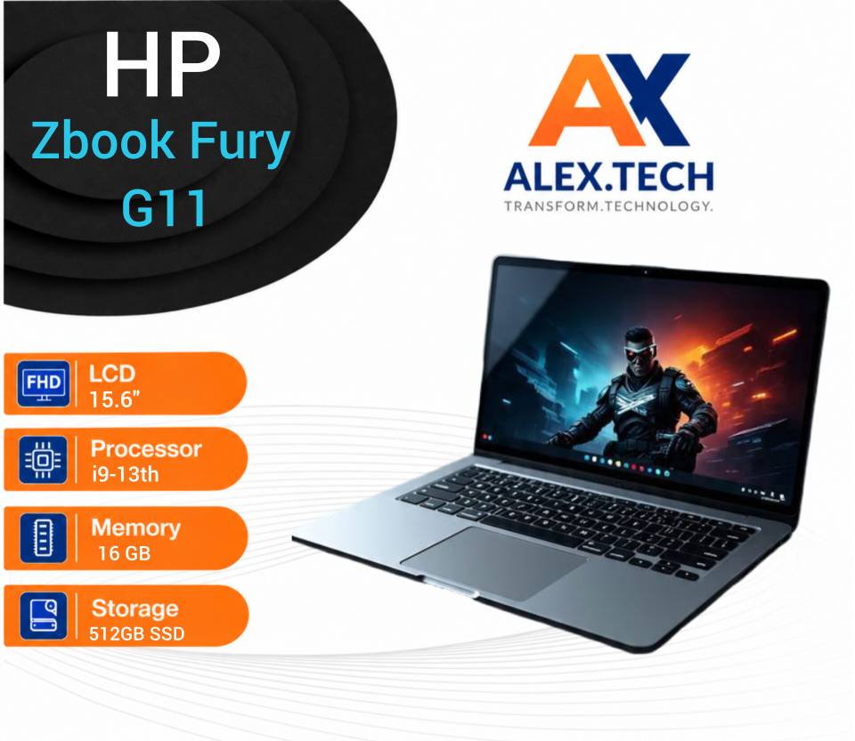 لپ تاپ “15.6|HP ZBook Fury G11|i9-13th|16|512|12GB