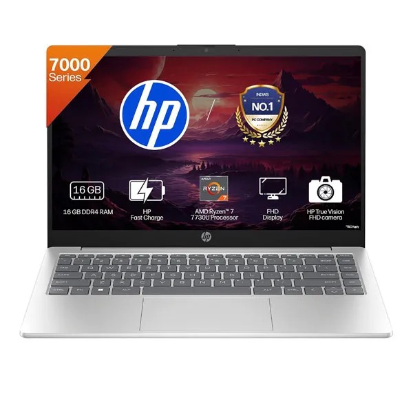 لپ تاپ اپن باکس اچ پی 14 اینچ HP Laptop 14 Ryzen7-7730U FHD
