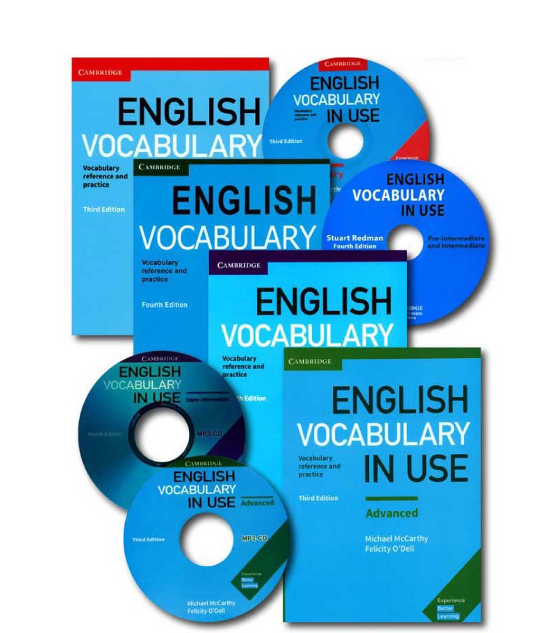 پک کامل انگلیش وکبیولری این یوز English vocabulary in use +cd
