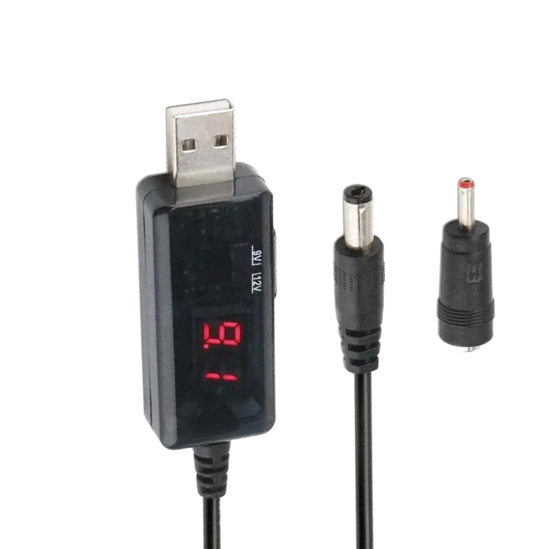 کابل تبدیل USB به DC مدل K912V | تبدیل USB به 9V و 12V