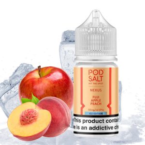 سالت سیب هلو یخ پادسالت (Pod Salt Fuji Apple Peach Ice) محصول 1405