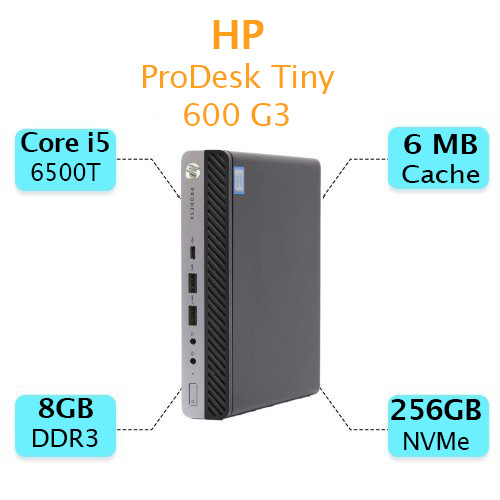 مینی کیس استوک اچ پی مدل TINY 600G3 i5-6/8/256