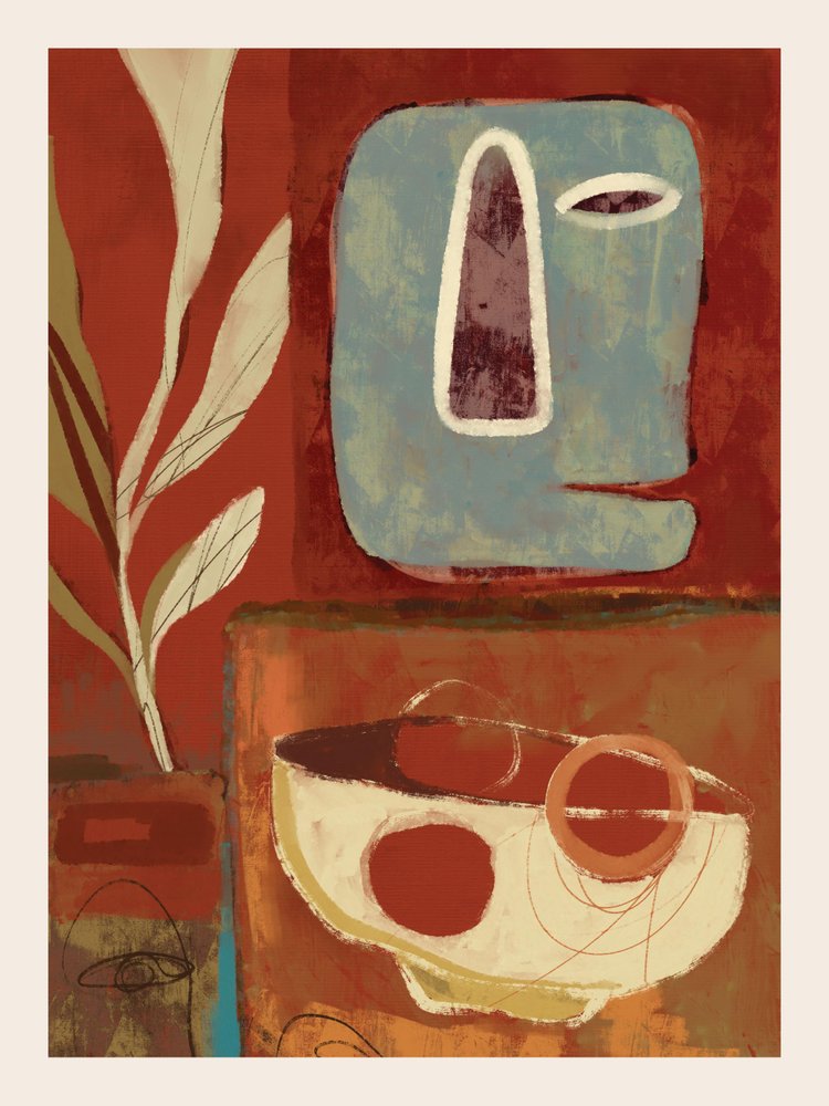 Abstract Objects Print تابلو