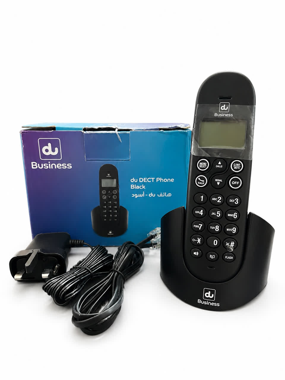 تلفن بی‌سیم DECT مشکی Business آکبند