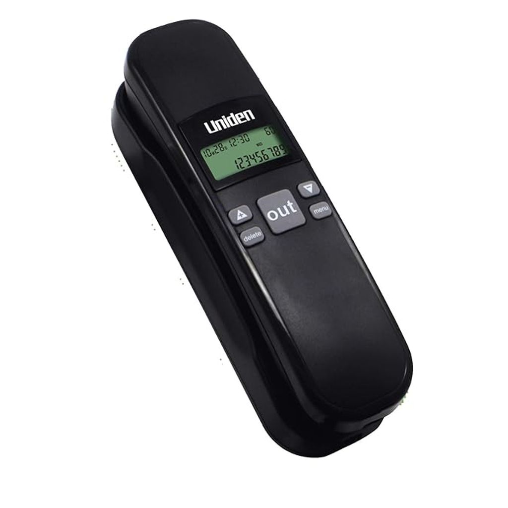 تلفن رومیزی UNIDEN AS7103 Trimline با نمایشگر شماره (مشکی / سفید)