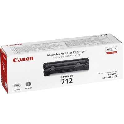 کارتریج تونر رنگ مشکی کانن Canon 712 غیر اصل Canon 712 black toner cartridge