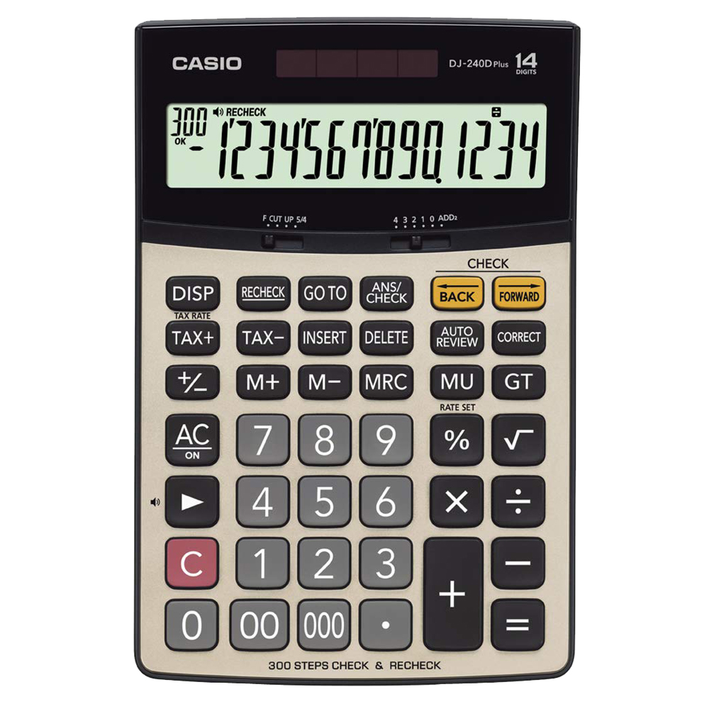 ماشین حساب کاسیو (CASIO) مدل DJ – 240D PLUS رومیزی