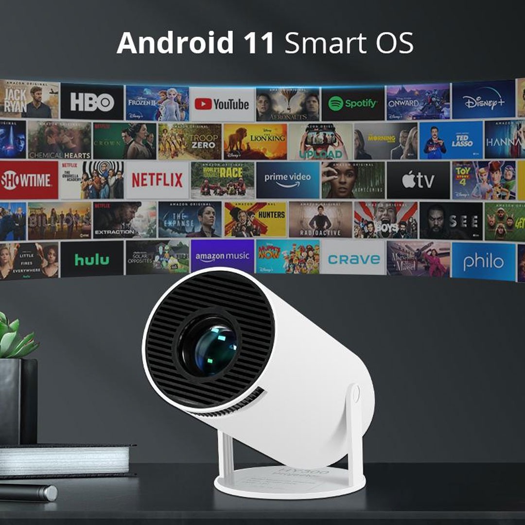 ویدئو پروژکتور پرتابل مدل HY300 کیفیتHD رم 2 حافظه 16 - گجت‌های هوشمند و خانه متصل