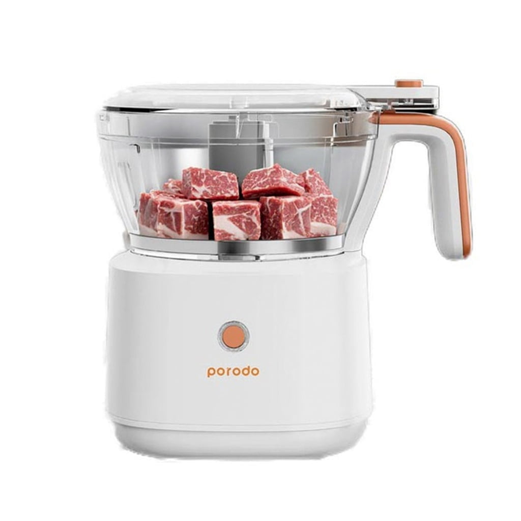 مینی غذاساز Porodo LifeStyle 88W pd-ls41fpr ا Porodo LifeStyle 88W 4in1 Mini Food Processor – White