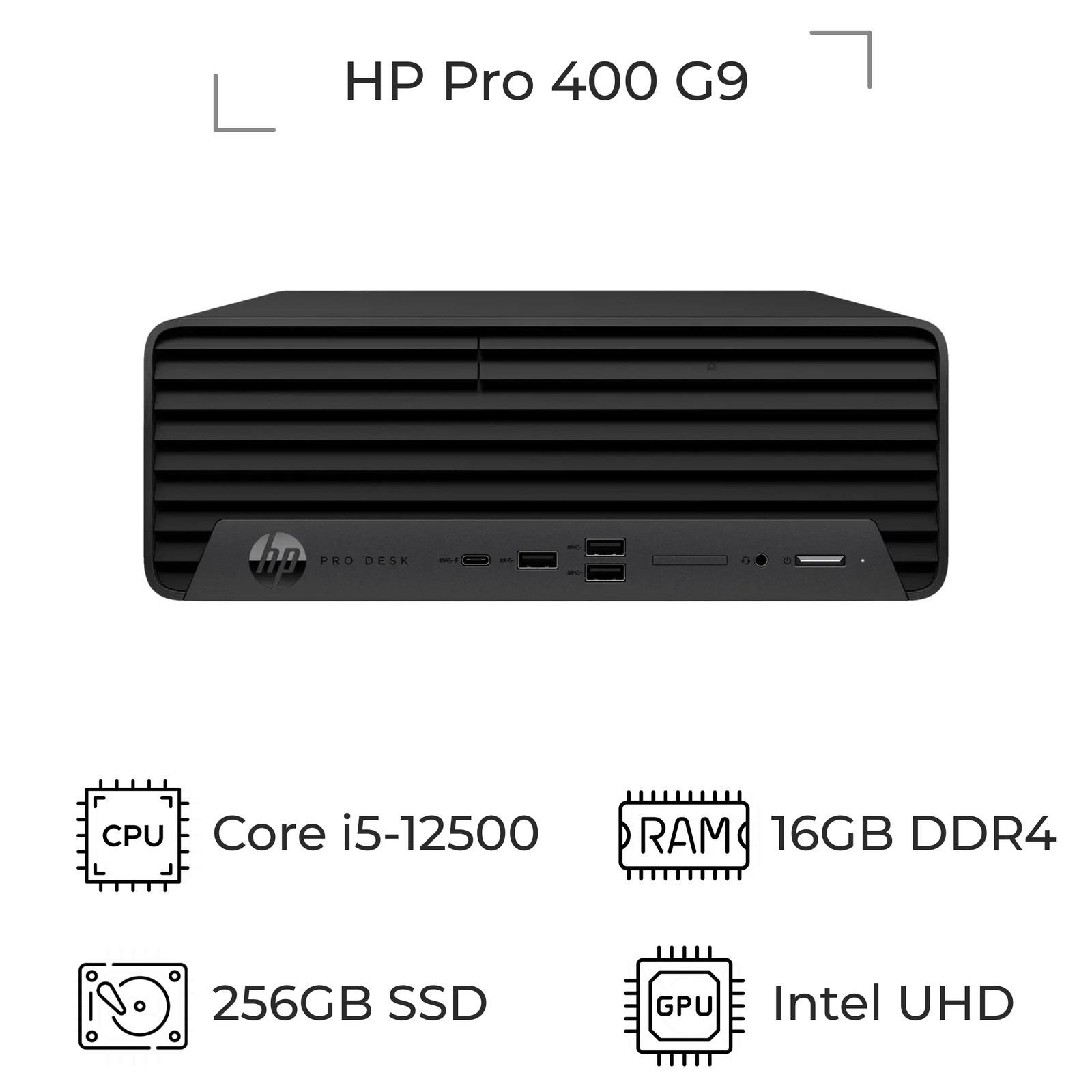 مینی کیس استوک HP Pro 400 G9 پردازنده i5 نسل 12