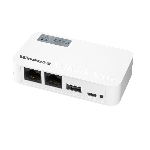 پرینت سرور USB2.0 دو پورت wopu