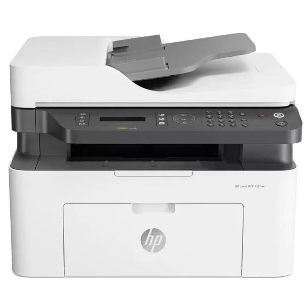 پرینتر وایرلس چندکاره لیزری اچ پی HP Laser MFP 137fnw چاپ، اسکن، کپی و فکس
