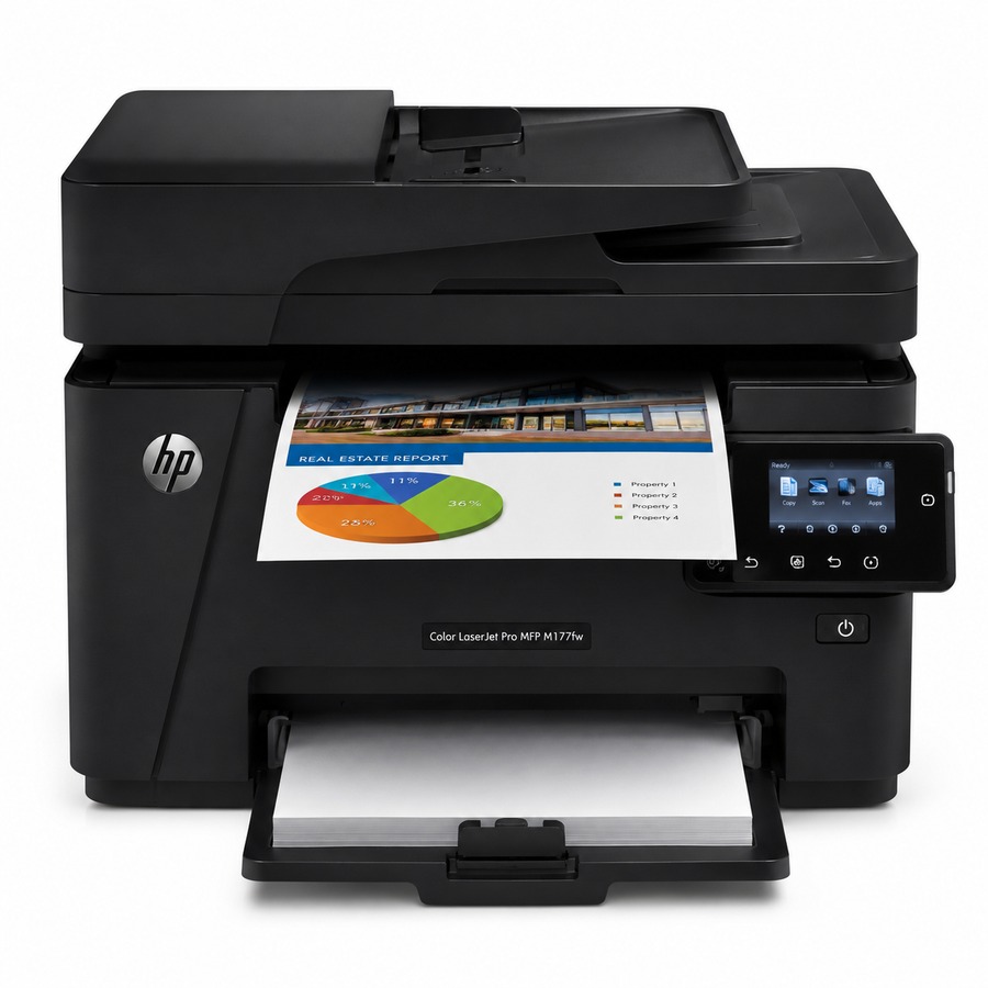 دستگاه پرینتر رنگی HP Color LaserJet Pro MFP M177fw