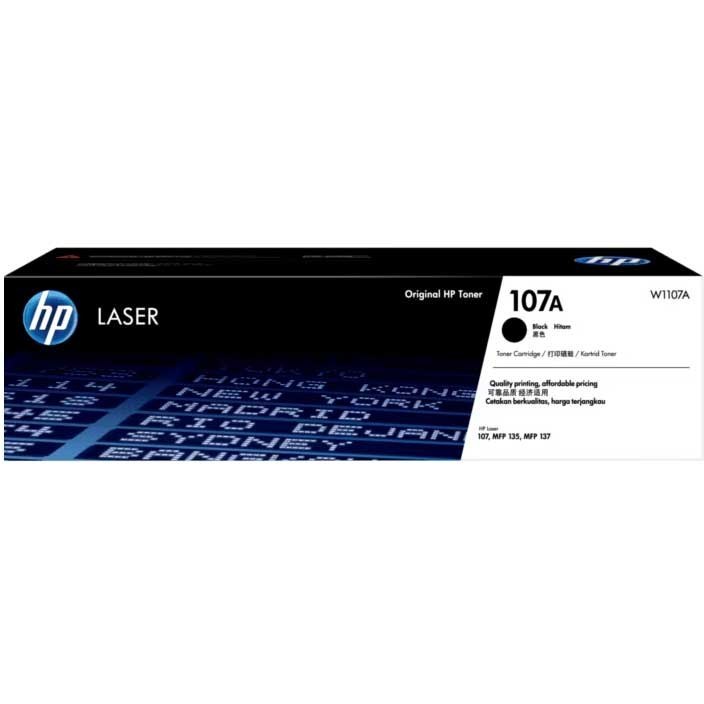HP 107A Black LaserJet Toner Cartridge