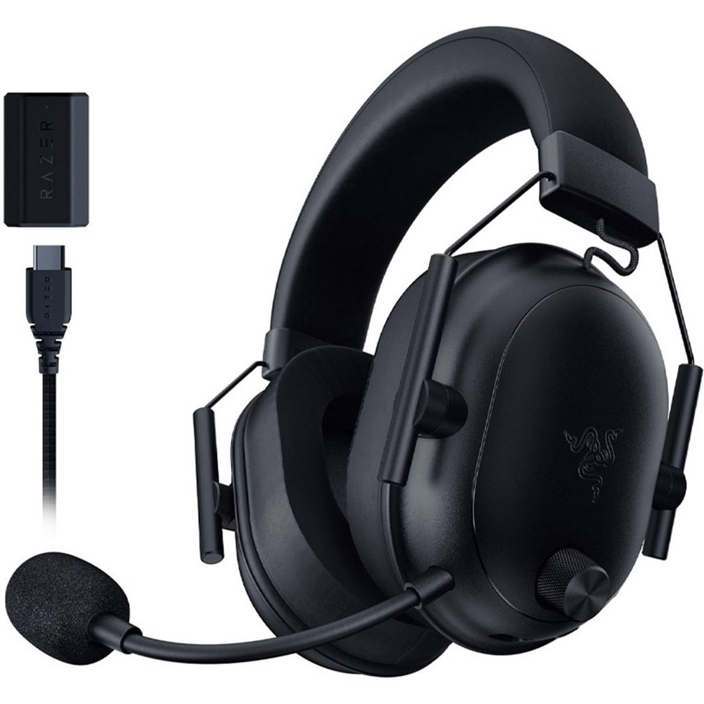 هدست ریزر بی سیم Razer Blackshark V2 Hyperspeed White سه حالته Razer Blackshark v2 Hyperspeed WHITE