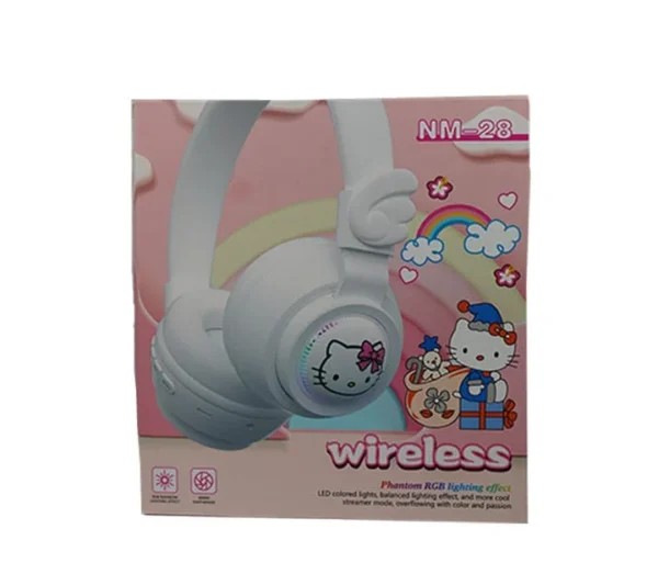 هدفون بلوتوثی عروسکی کیتی مدل NM-28
