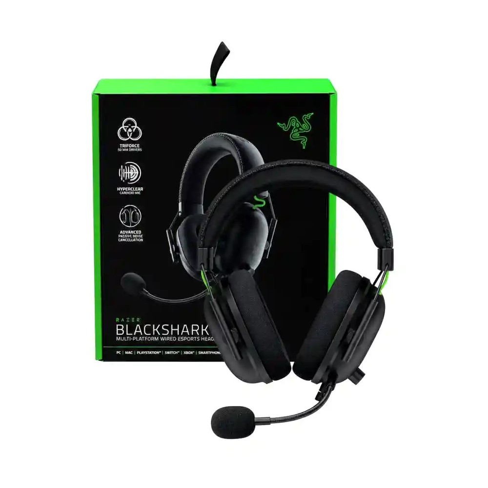 هدست گیمینگ ریزر Razer BlackShark V2 X (با ضمانت - استوک بسیار تمیز)