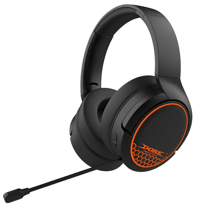 هدست وایرلس حرفه ای گیمینگ - Gaming Wireless Headset Dobe RGB
