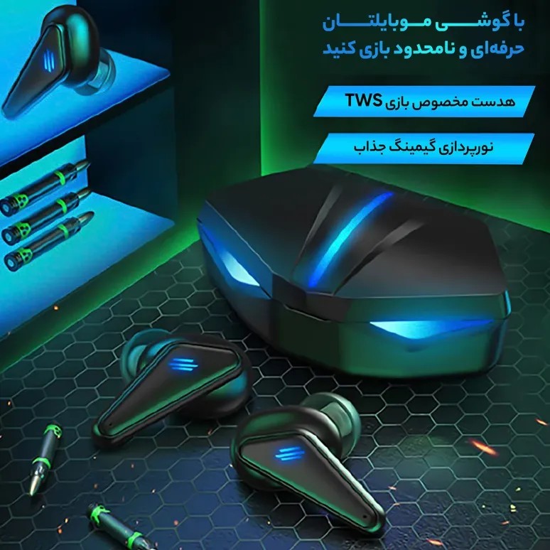 هدفون بلوتوثی ايرپاد GAME SPORT K-55