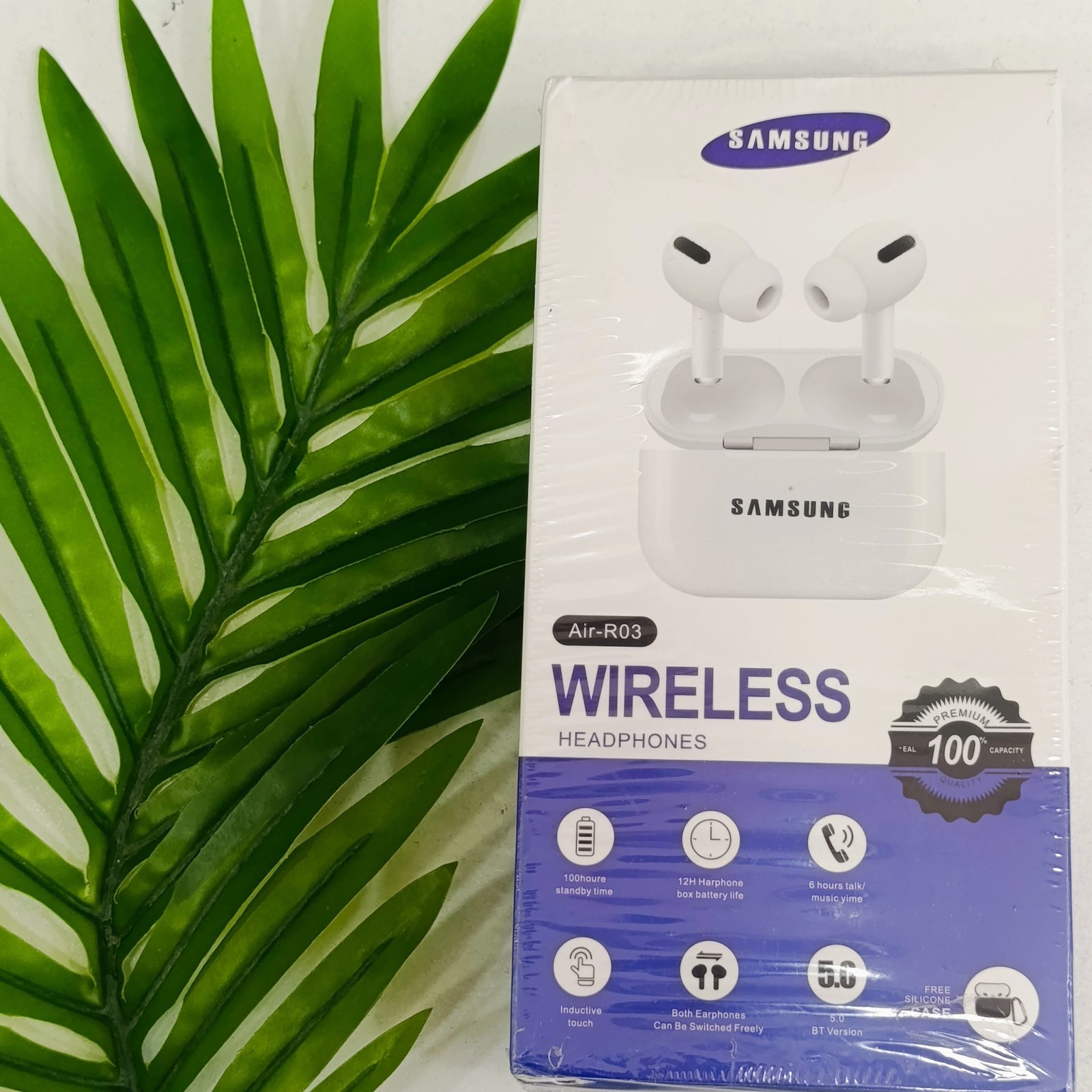 ایرپاد و هدفون بی سیم مارک سامسونگ Samsung مدل R03 طرح ایرپاد پرو