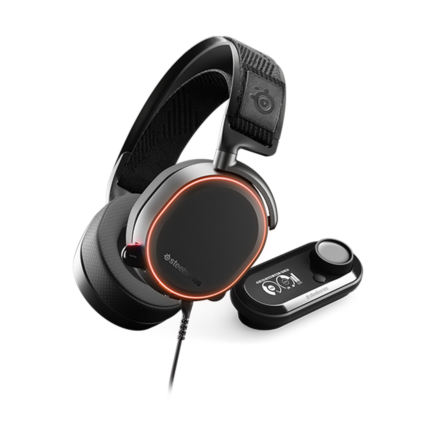 هدست گیمینگ استیل سریز ARCTIS PRO + GAMEDAC Black باسیم SteelSeries ARCTIS PRO + GAMEDAC Black Gaming Headset