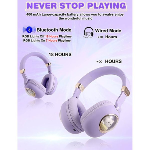هدفون بلوتوثی GJBY مدل CA-037 – آبی ا GJBY CA-037 Bluetooth Headphone